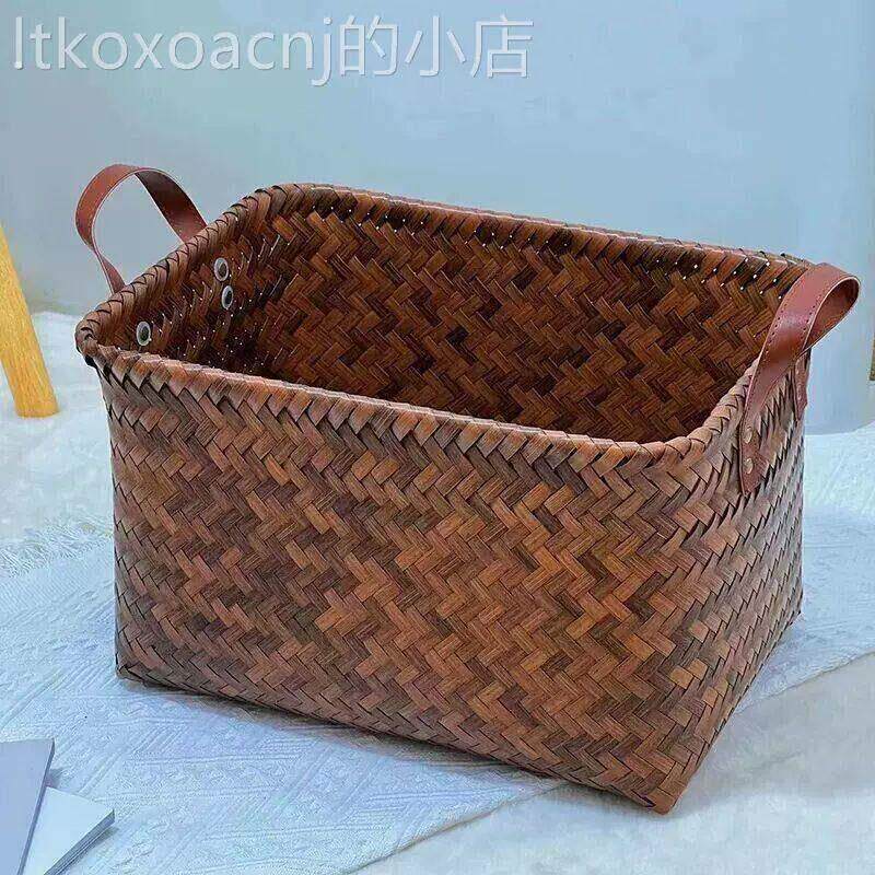 手提炭篮炭炉龙眼木炭橄榄核桃炭户外炭钵提梁装炭盆茶室茶道配件