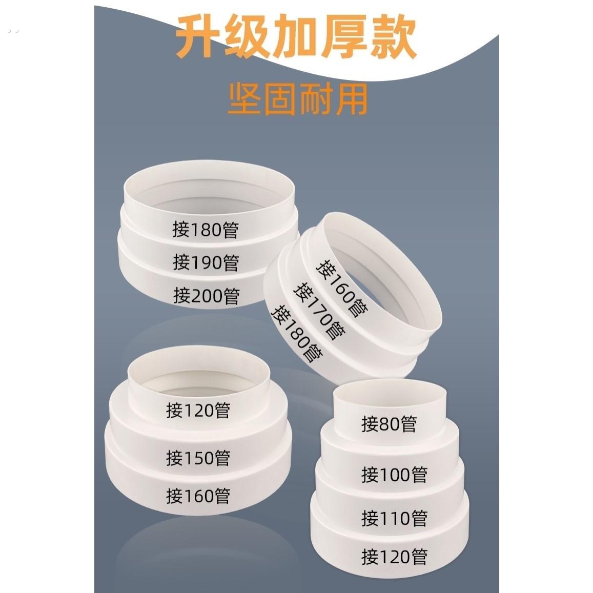 抽油烟机排烟管变径圈8 10 11 12 14 15 16 17 18 19 20cm转接头