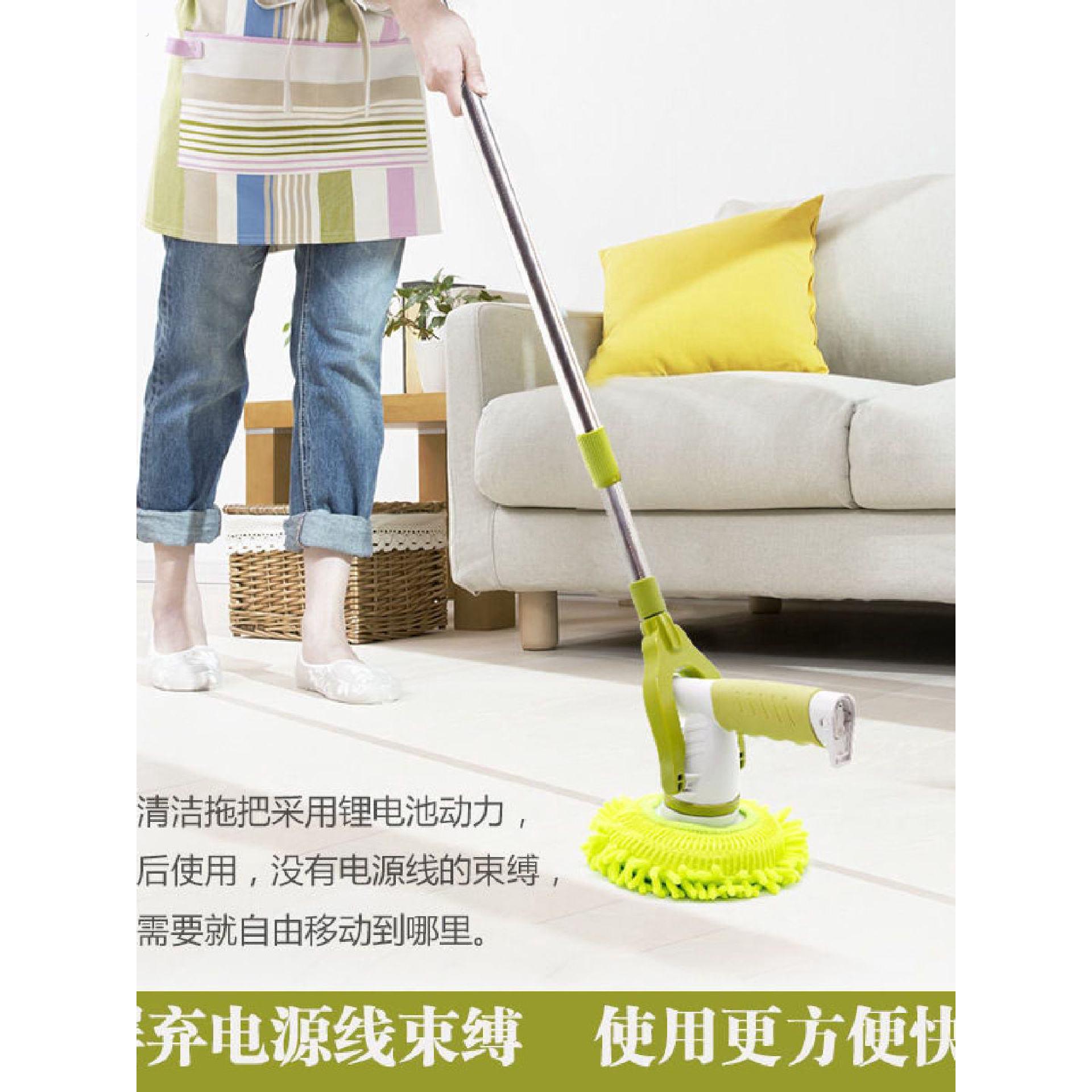 新款电动旋转拖把家用清洁刷木地板打蜡机擦玻璃器汽车抛光