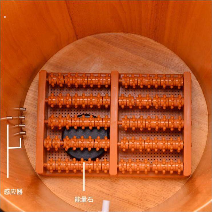 橡木洗脚桶泡脚桶足浴桶足浴器加热恒温桶泡脚木桶