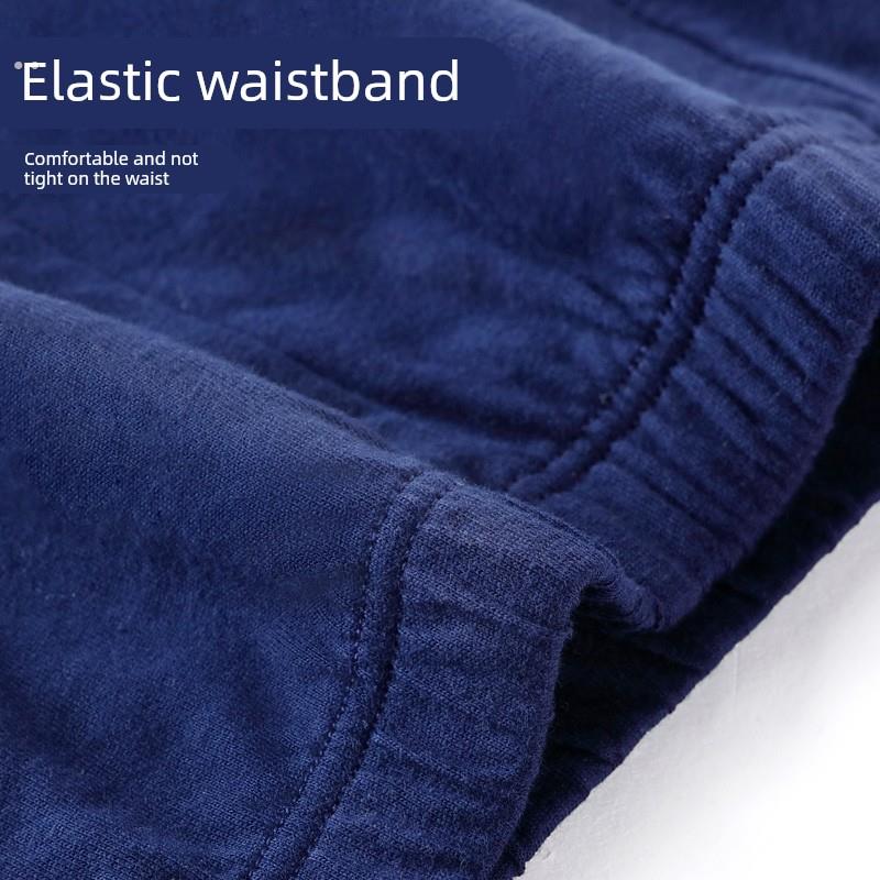 男士内裤男生纯棉平角裤中老年人短裤头宽松大码男四角裤衩夏抑菌