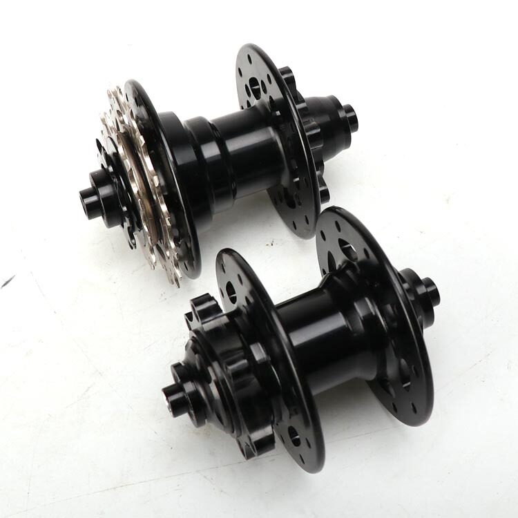 折叠车外三速花鼓碟刹台湾低阻力74-85mm20孔4培林铝合金自行车轴