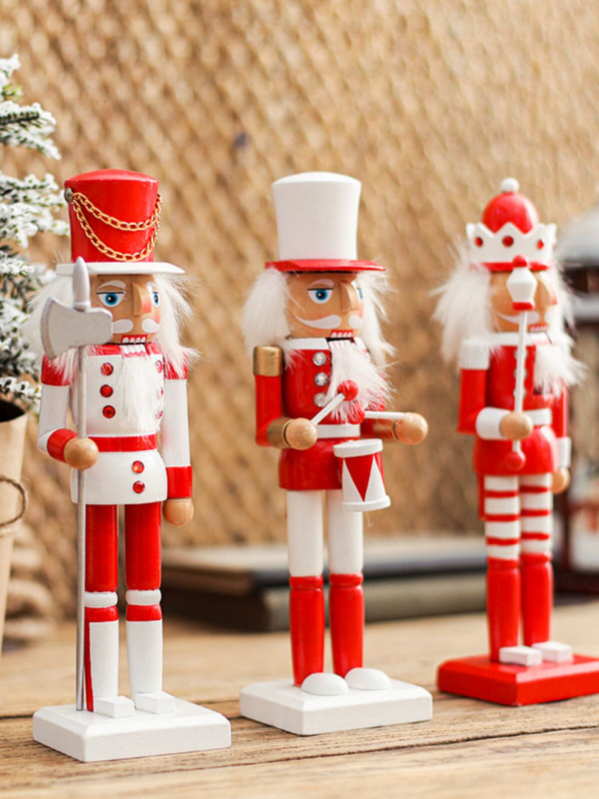 北欧家居装饰品酒柜摆设胡桃夹子木偶小j摆件英国士兵圣诞节装饰