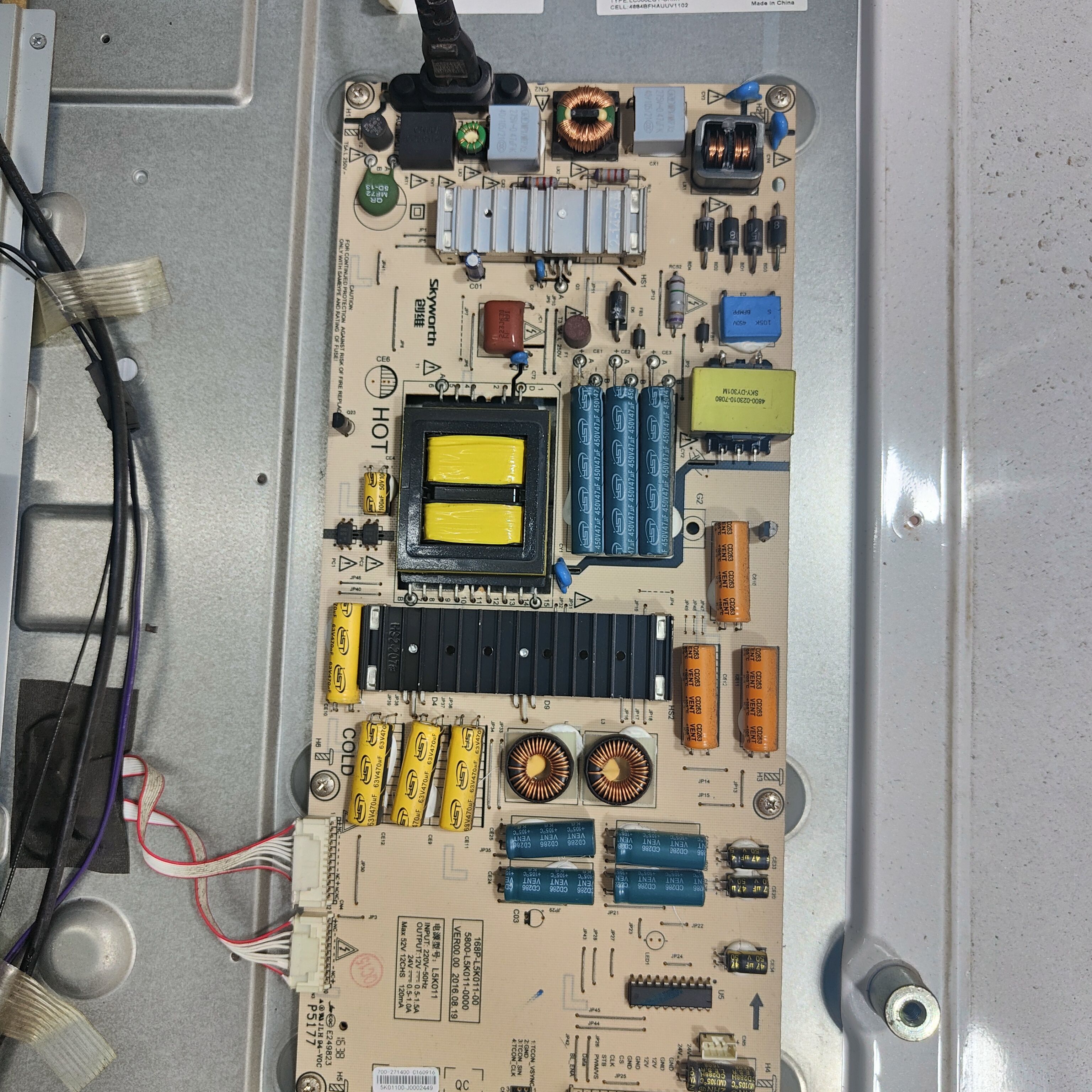 适用创维彩色液晶电视50G7 49G7 60G7 65G7 55G7电源板主板电路板