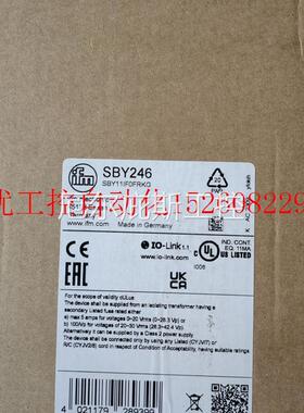 议价易福门流量传感器SBY334 SBY332 SBY346 SBY333 SBY24现货工