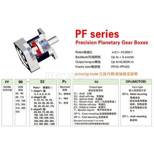 咨询客服纽氏达特精行星减机PF川密40L1 S2配100W安 台达速