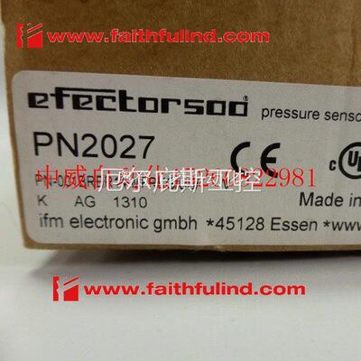 议价 PN2027 易福门全新压力传感器 PN-001BRBR14-MFRKG/U现货工