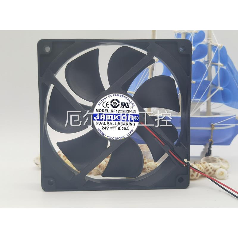 咨询全新JAMICON 24V 0.20A 12025风扇 KF1225B2H-R 静音散热风扇