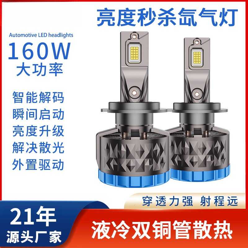 车灯汽车led大灯H7LED灯泡远光炮