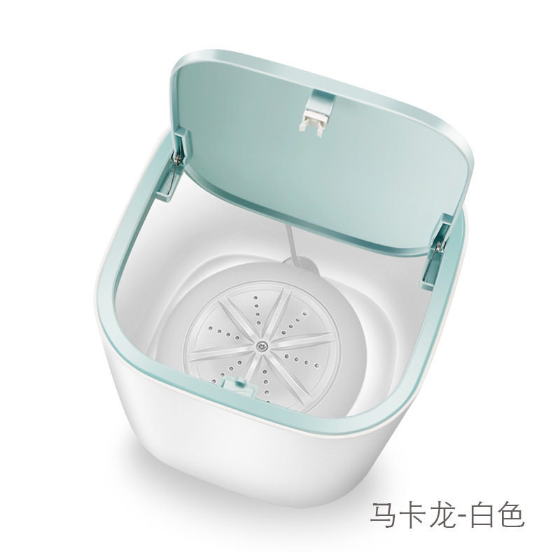 桌面洗衣机 迷你超震波涡轮 超声波便携式内裤袜子折叠洗衣机神器