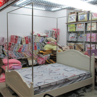 定制 坐床方顶蚊帐架子四方支架不锈钢支架 座床式 蚊帐支架订做