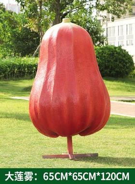 户外水果蔬菜雕塑生态园辣椒玉米茄子草莓农场丰收仿真摆件玻璃钢