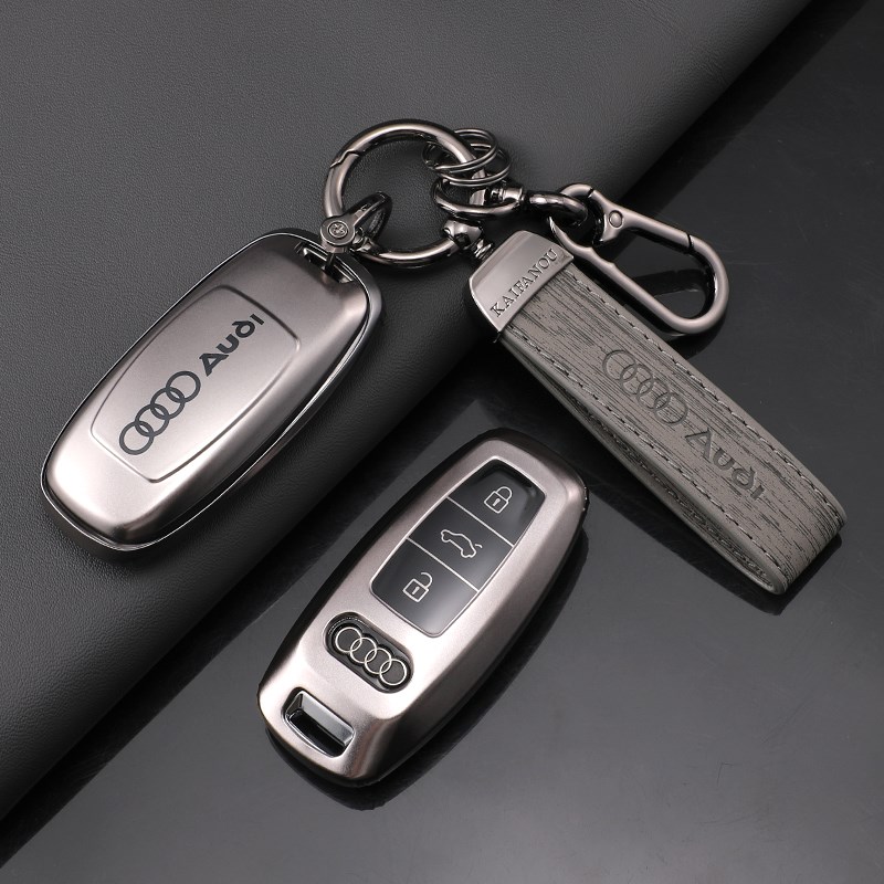 2024款奥迪a6l钥匙套a6合金q8包a4l汽a3l车q5la7壳q3扣q7男q2