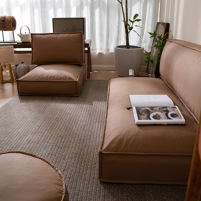 海绵榻榻米垫子靠垫垫子懒人沙发可躺可睡模块蒲团坐垫猫爪布圆墩