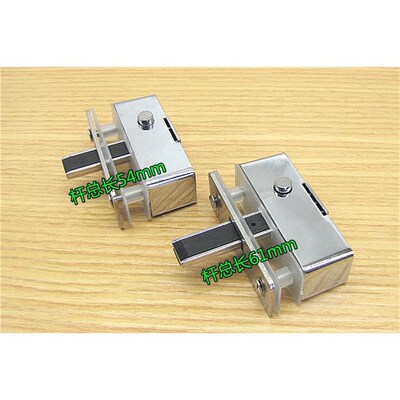 广东雅昌平移无框阳台窗户插销 推拉玻璃门插销锁移窗中间锁配件