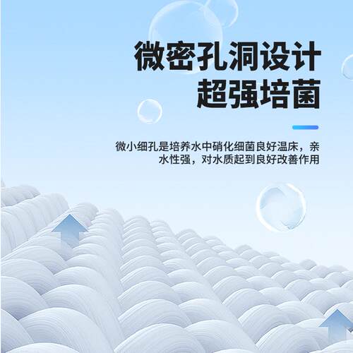 尼特利鱼缸过滤棉专用高密度净化6d过滤棉鱼缸过滤材料培菌生化棉