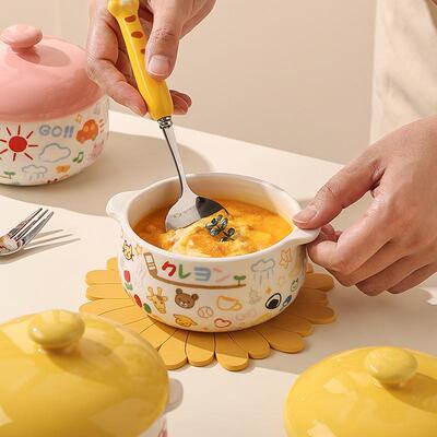 水蒸蛋碗专用婴儿蒸陶瓷蒸煮蛋辅食盅宝宝精致碗炖碗鸡蛋羹可碗炖