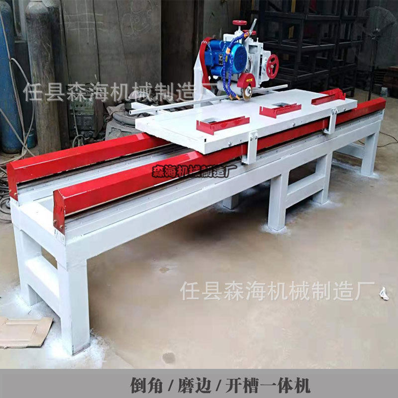 新型多功能瓷砖切割机倒角磨边开槽大理石大型小型台式瓷砖切割机