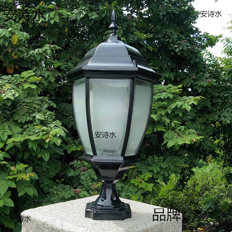 柱头灯户外防水围栏别墅欧式围墙灯花园立柱大门灯装饰景观庭院灯