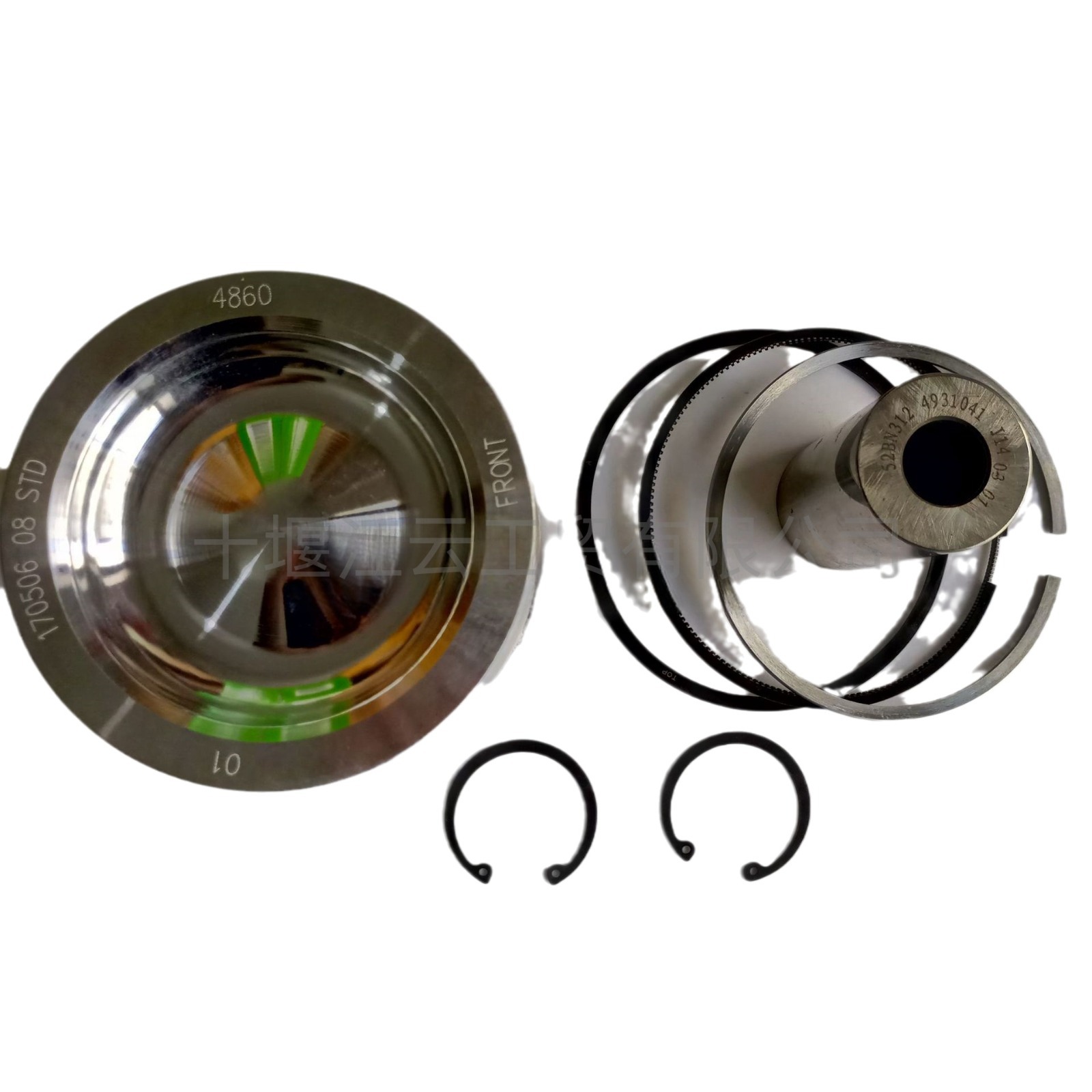 供应装载机QSB6.7发动机配件活塞组件 4955160 4376353