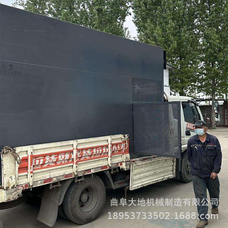 方箱一体式气力输送机移动式吸灰机可以存10吨灰的电厂吸灰车