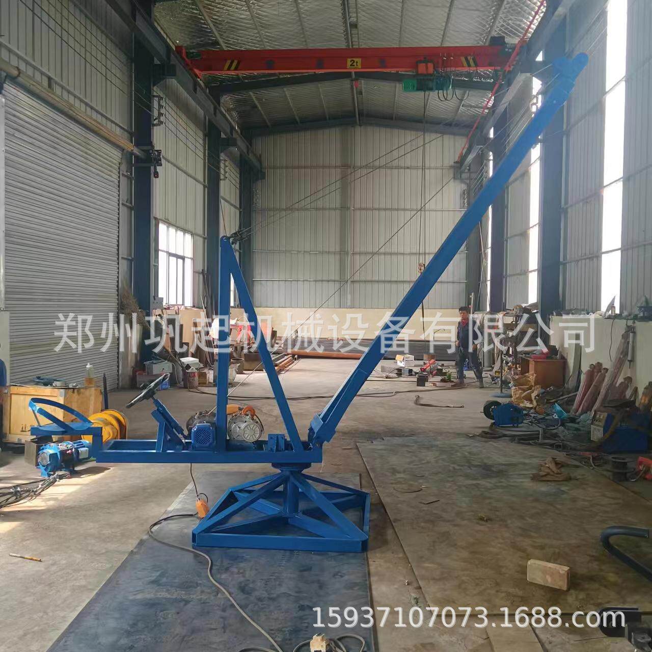 鱼塘吊鱼机水库大型吊鱼设备岸边固定式起重机码头吊机船用