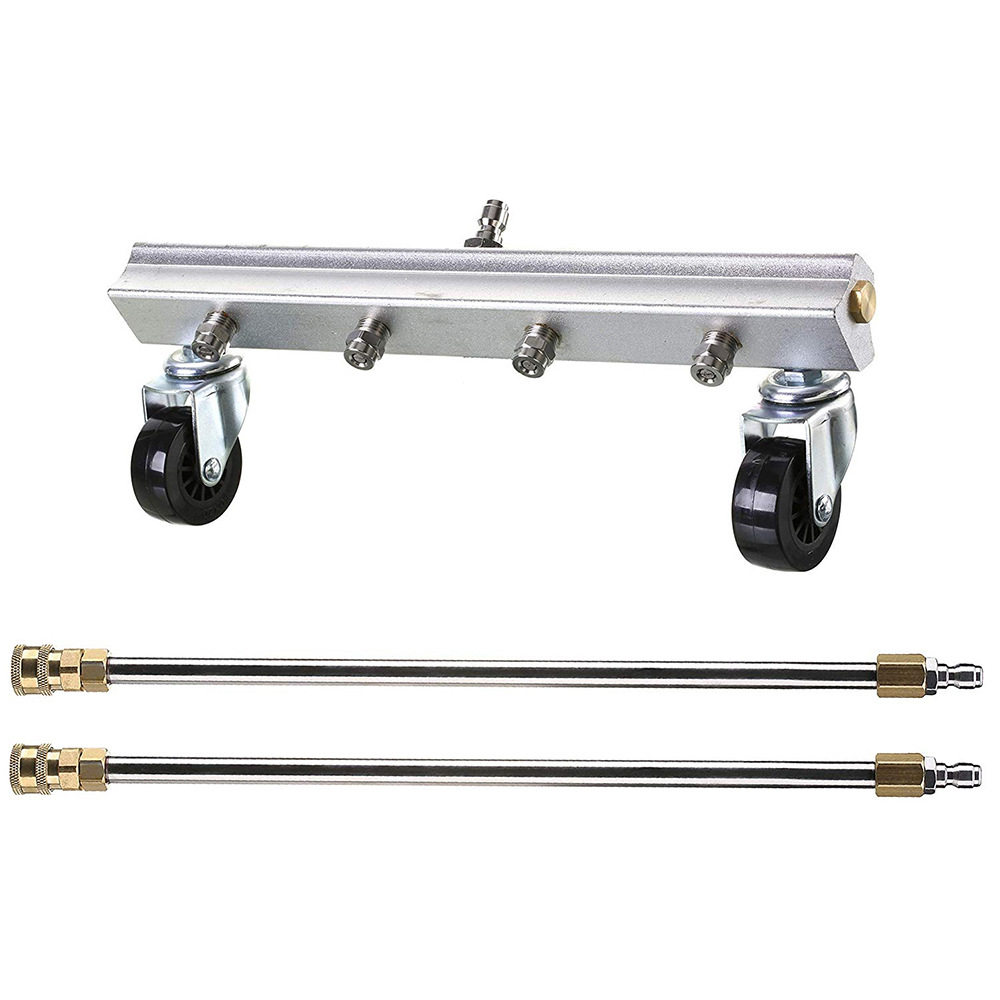 跨境批发高压万向轮洗地机洗地器 洗地盘 洗车底盘喷头路面洗地刷