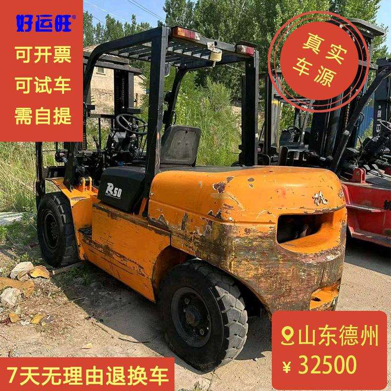 出售优质杭叉R系列CPC5吨二节门架升高3米2013年柴油叉车