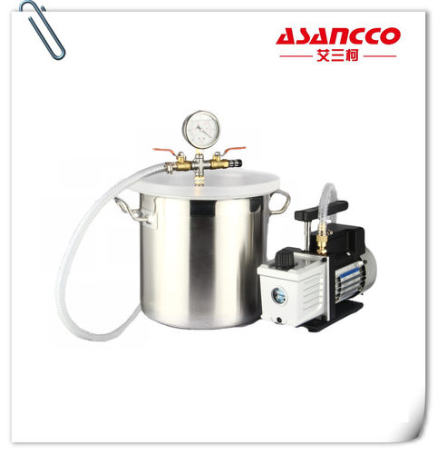 2018新款10加仑大容量去泡机AB胶树脂聚氨酯类脱泡桶37L