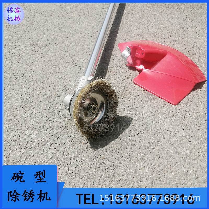 彩钢瓦翻新铁钢打磨机电动金属除锈打磨碗型钢丝刷除锈剂