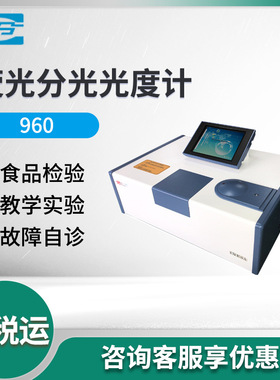 上海上分960/960PC 实验室荧光分光光度计