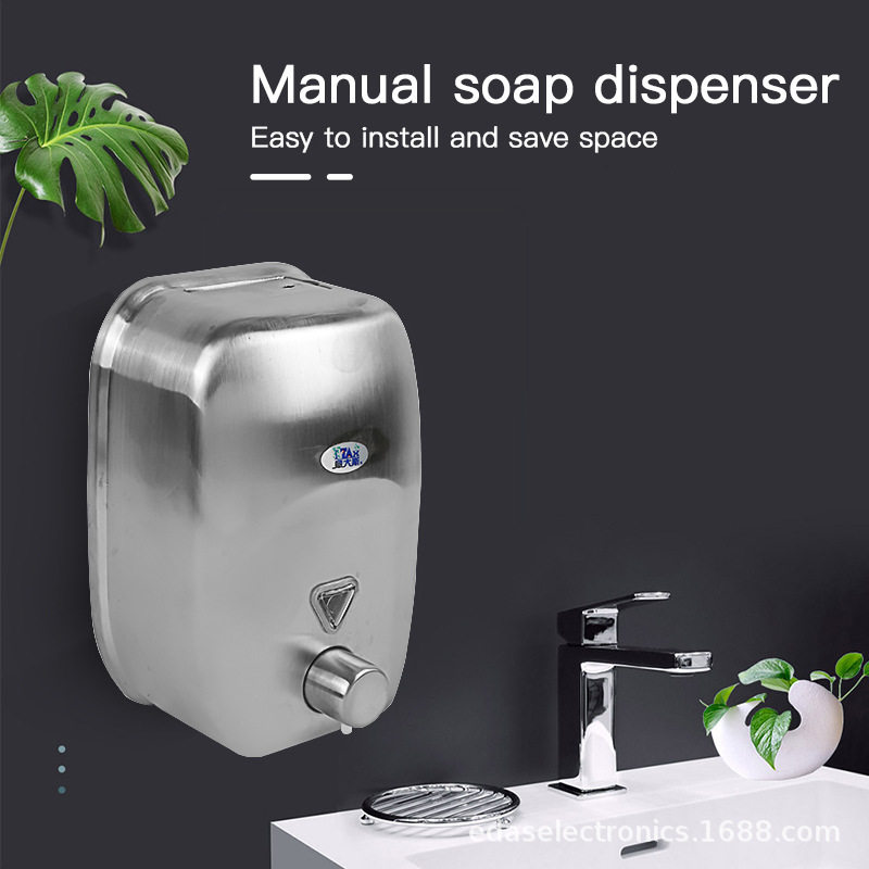 厂家商用家用皂液机不锈钢按压皂液器适配多种液体给皂泡沫