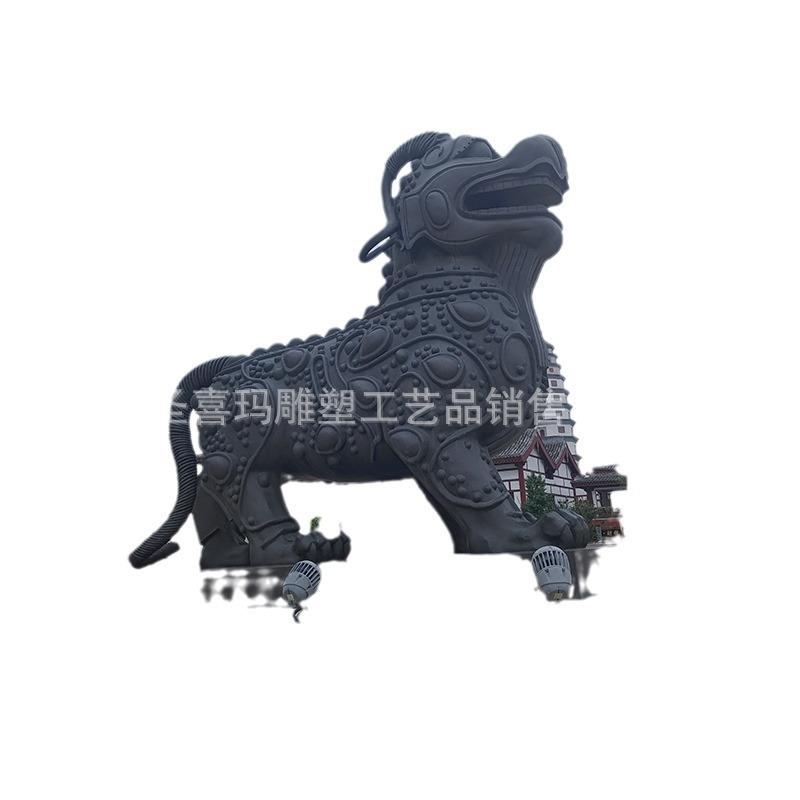 大型铸铜貔貅雕塑厂家铜雕古代神兽瑞兽招财貔貅酒店门口公司摆件