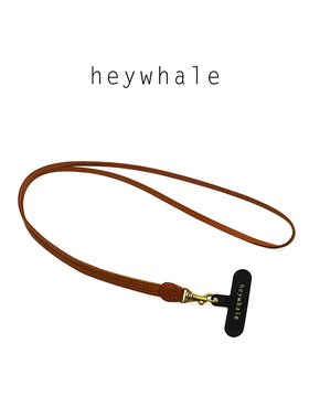 原创手机挂绳贴片多功能背贴片挂颈绳钥匙链真牛皮结实耐用挂脖绳