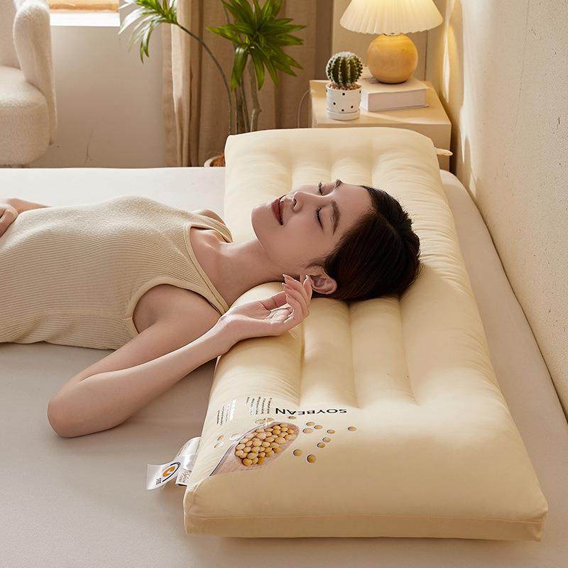 长枕头全棉大豆双人长枕头双人枕芯单人枕情侣中低枕,鲜花速递/花卉仿真/绿植园艺,割草机/草坪机,淘宝优惠券,粉丝福利购,淘宝优惠卷