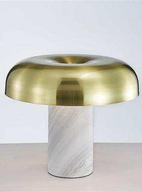 北欧大理石云石台灯卧室床头客厅书房后现代创意个性设计师客厅灯