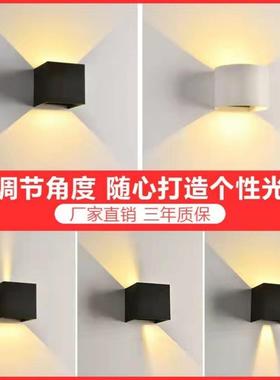 户外防水LED壁灯别墅门头灯壁灯过道墙壁灯双头照明庭院灯外墙灯
