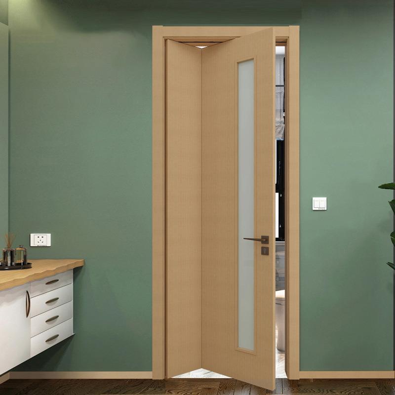 衣柜推拉折叠门隔断实木复合现代简约家用室内厨房阳台推拉木门