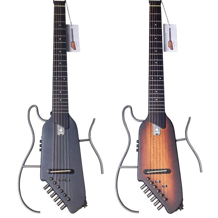 DONNER唐农静音民谣吉他HUSH-i旅行便携无头木吉他初学者