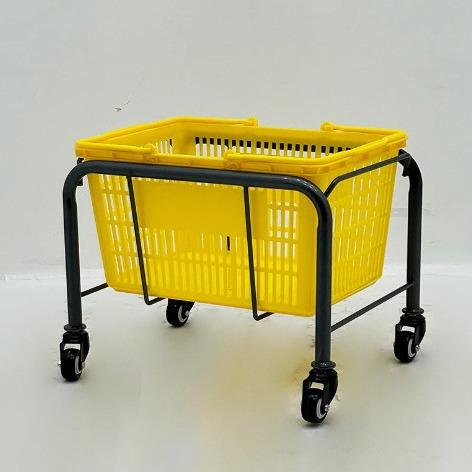 超市购物篮底座购物筐托架商场购物篮底架购物篮托架多色可选