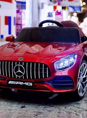 儿童四轮电动汽车四驱电动遥控童车可坐人男孩女孩玩具童车