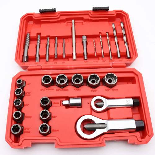 28pcs套装螺帽取出器破损残缺螺丝螺母取出器断丝取出器