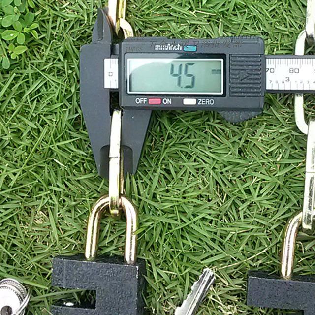 1.5米2米3米炼子锁通开炼条锁炼条锁铁炼锁自行车锁山地车锁加长