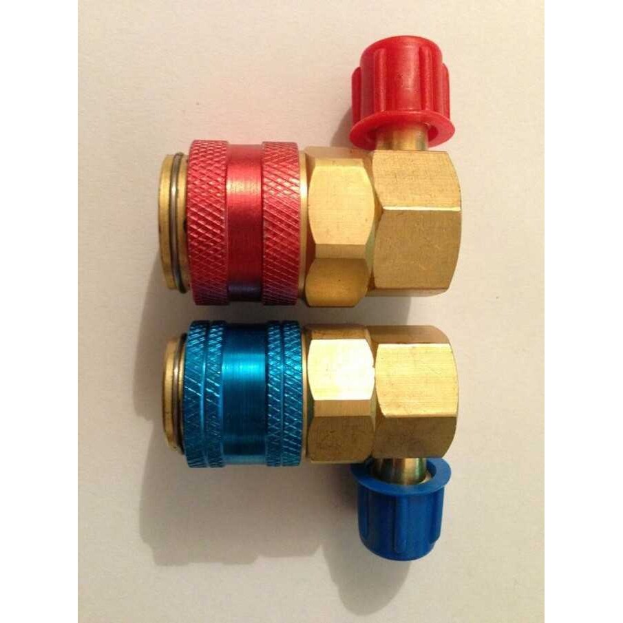 R134A quick coupler 汽车空调快速接头 加氟接头  QC-15