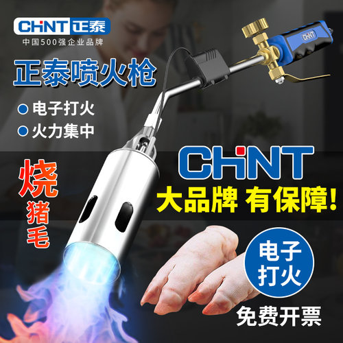 正泰喷火枪家用液化气煤气罐明火喷火枪烧肉烧毛专用喷火枪