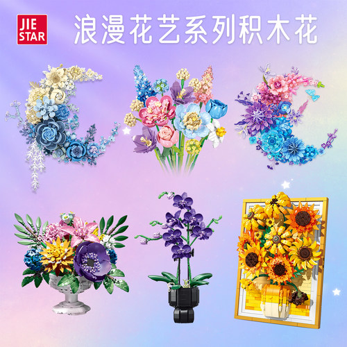 盘栽挂壁摆件月亮浪漫花语