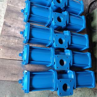 AW-80当气源压力减小或切断时 气动执行器内的弹簧将使活塞回位