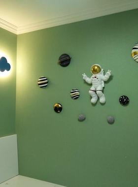 立体宇航员壁饰儿童房床头背景墙挂件挂饰太空人墙面装饰