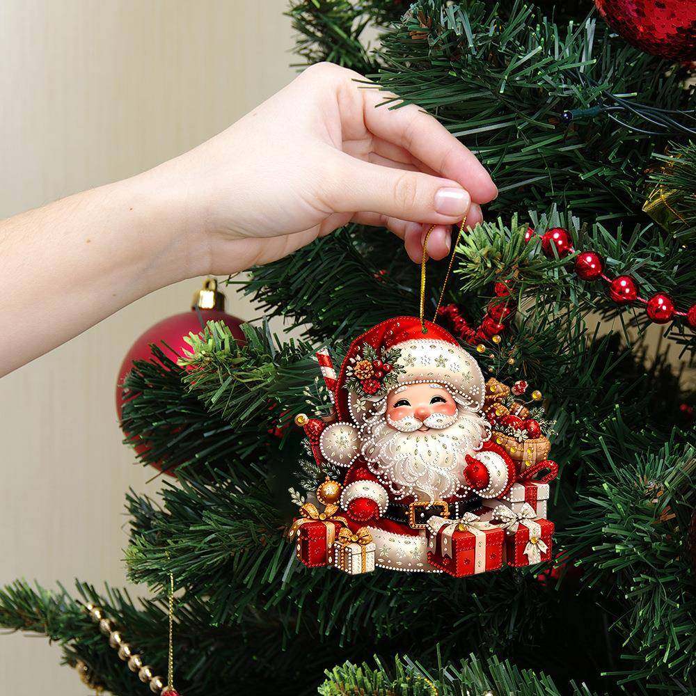 跨境可爱的长胡子圣诞老人车载内饰亚克力挂件装饰包包钥匙扣装饰,饰品/流行首饰/时尚饰品新,其他DIY饰品配件,淘宝优惠券,粉丝福利购,淘宝优惠卷