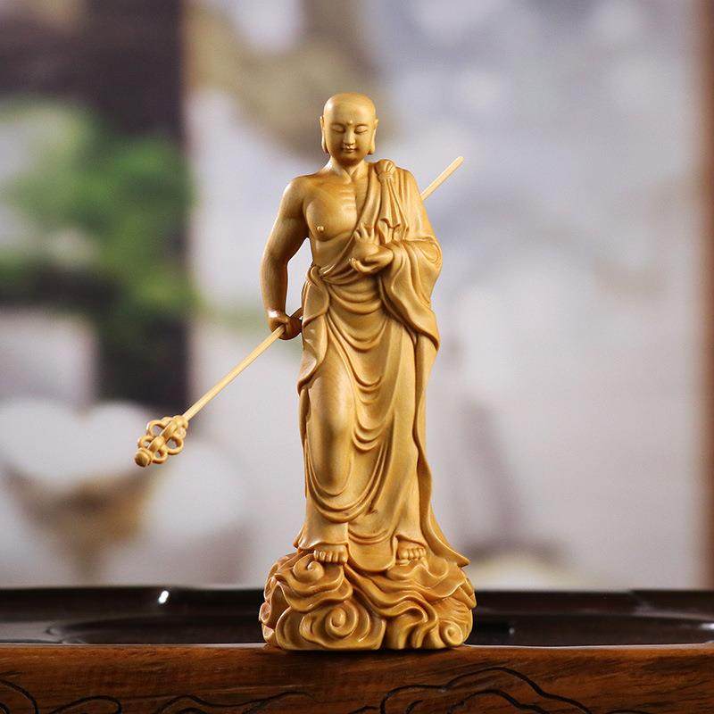 黄杨木雕地藏王菩萨摆件家居装饰客厅佛像财木质工艺品收藏,家居饰品,根雕,淘宝优惠券,粉丝福利购,淘宝优惠卷